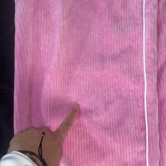 MAJE X Sailor Moon Pally Corduroy Wide Leg Pants In Roses - Picture 16 of 16